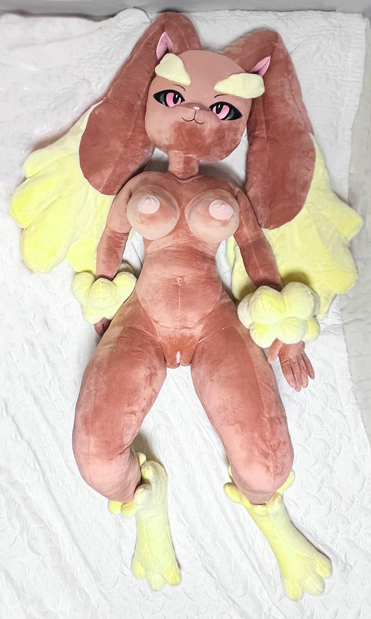 Life-sized Lop Rabbit Plush Doll [M]