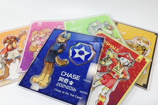 Paw Pups - Limited Edition Acrylic Stand Set + Bonus!
