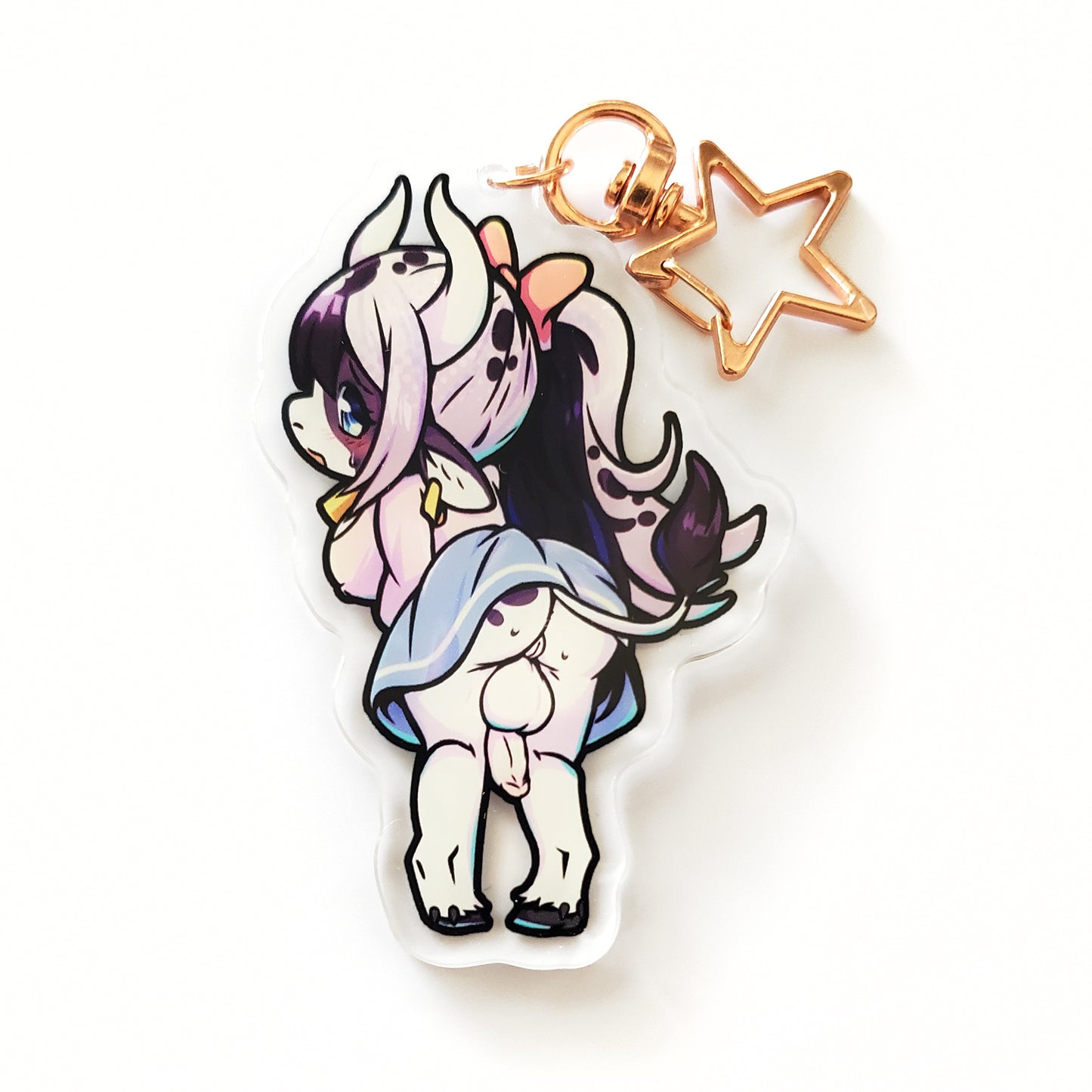 [M] Clarabelle - Clear Acrylic Charm