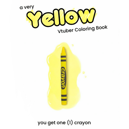 a very Yellow Vtuber Coloring Book [PRE-ORDER] [M]