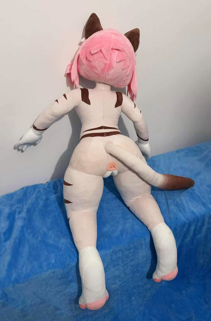 [M] Life-sized Tabby Cat Plush Doll (PRE-ORDER)