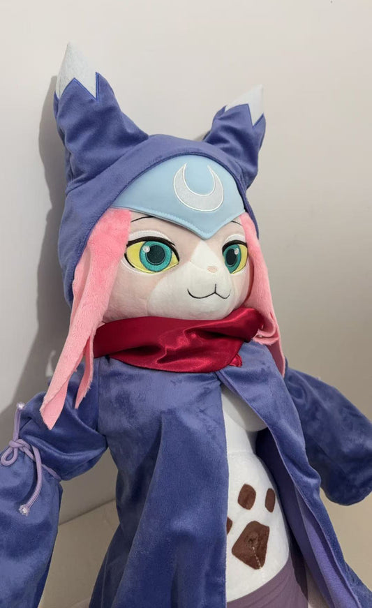 Life-sized Tabby Cat Plush Doll [M]