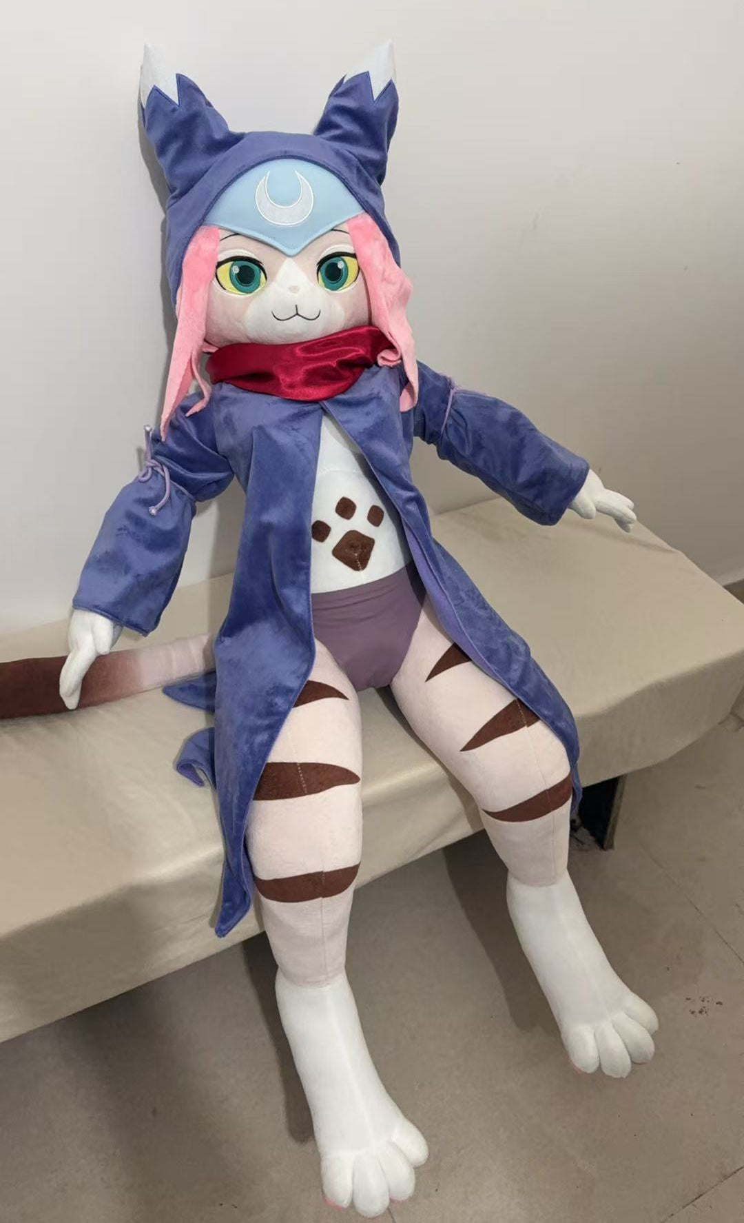 [M] Life-sized Tabby Cat Plush Doll (PRE-ORDER)