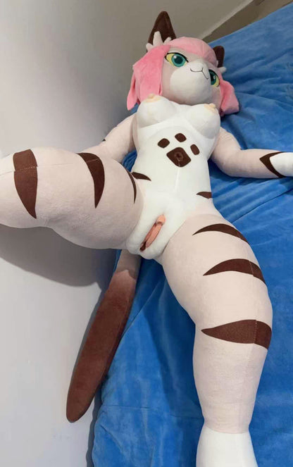 [M] Life-sized Tabby Cat Plush Doll (PRE-ORDER)