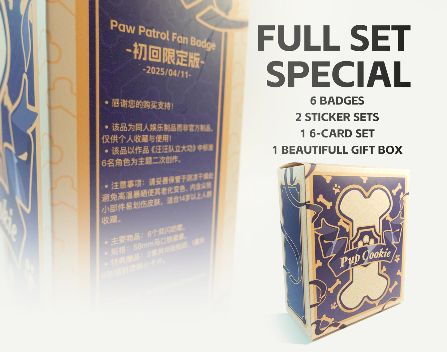 Paw Pups - Limited Edition Button Badge Set + Bonus!