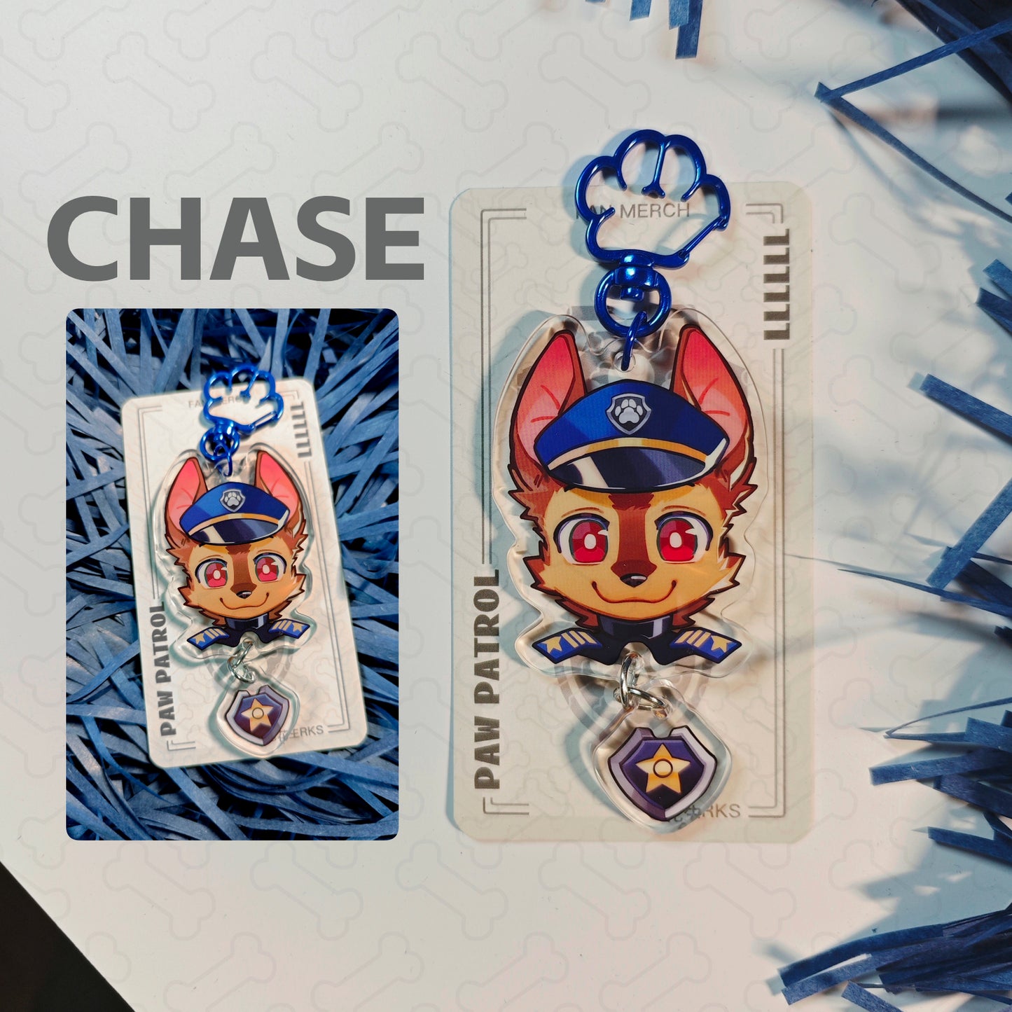 Paw Pups - Limited Edition Linked Acrylic Charm Set + Bonus!