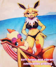 Load image into Gallery viewer, Limited Edition Eeveelution XL Thin Plush Blanket

