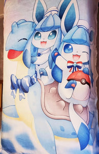 Limited Edition Glaceon/Lapras XL Thin Plush Blanket