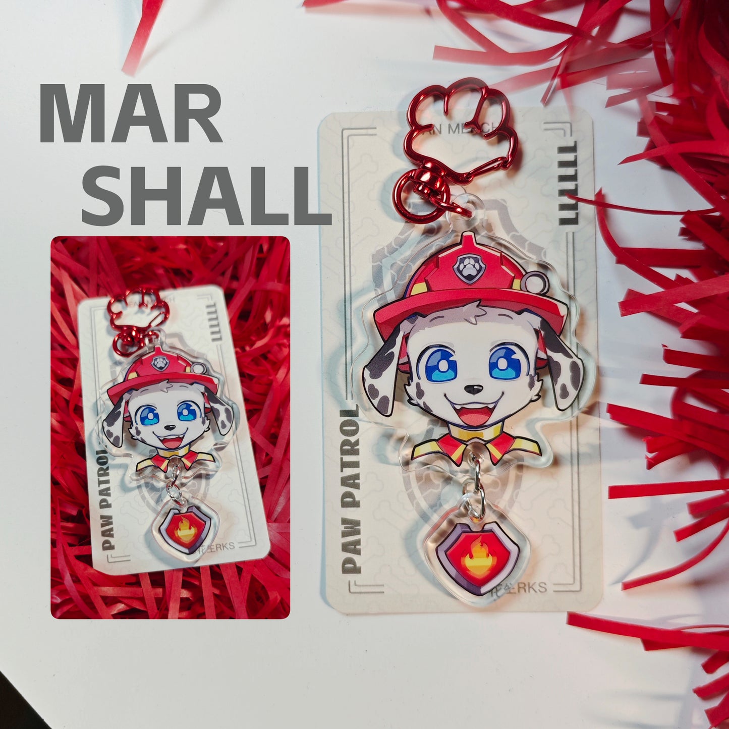 Paw Pups - Limited Edition Linked Acrylic Charm Set + Bonus!