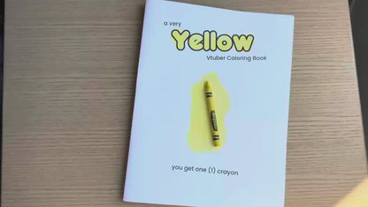 a very Yellow Vtuber Coloring Book [PRE-ORDER] [M]