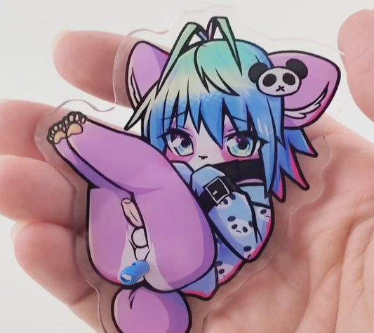Mu Beads - Clear Acrylic Charm [M]