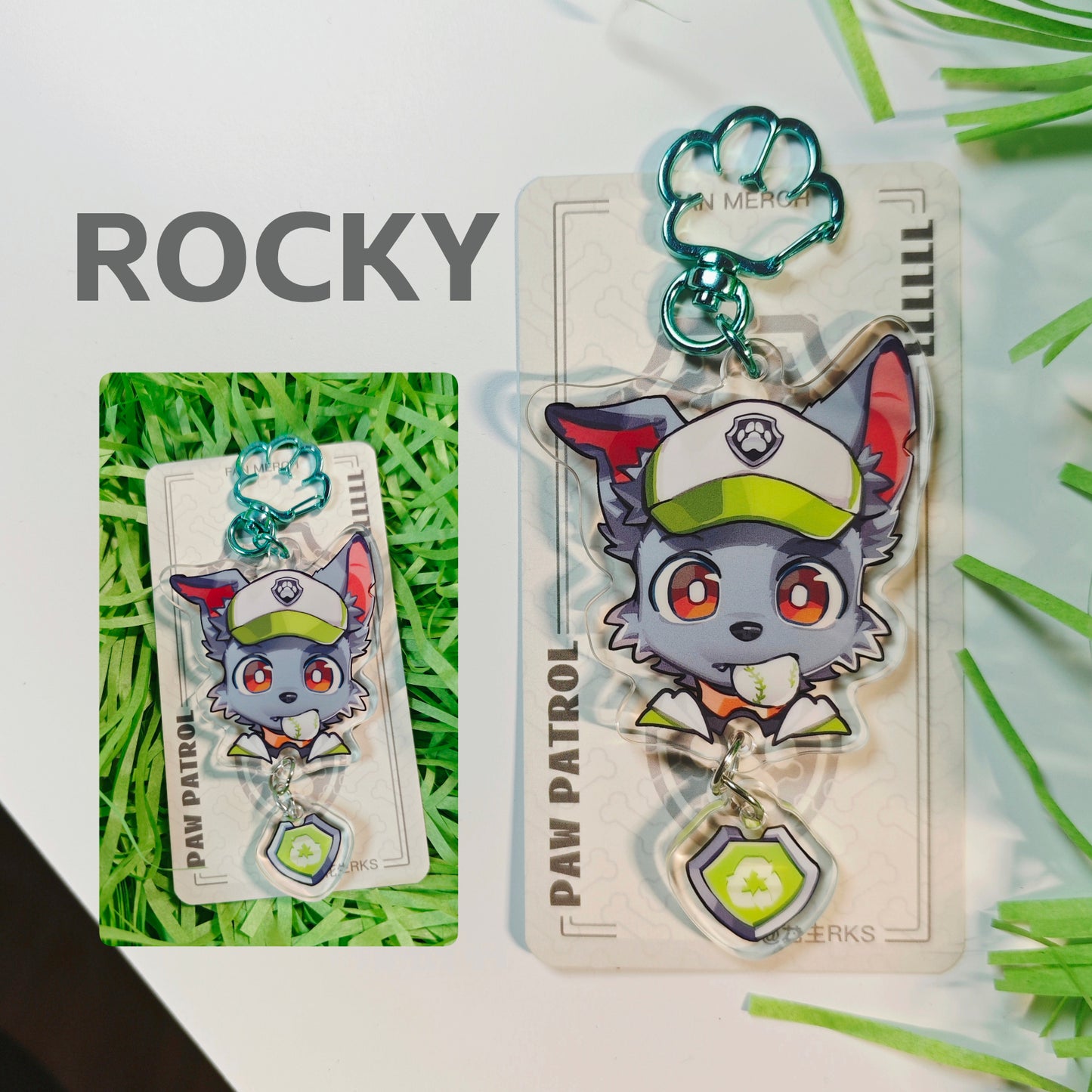 Paw Pups - Limited Edition Linked Acrylic Charm Set + Bonus!
