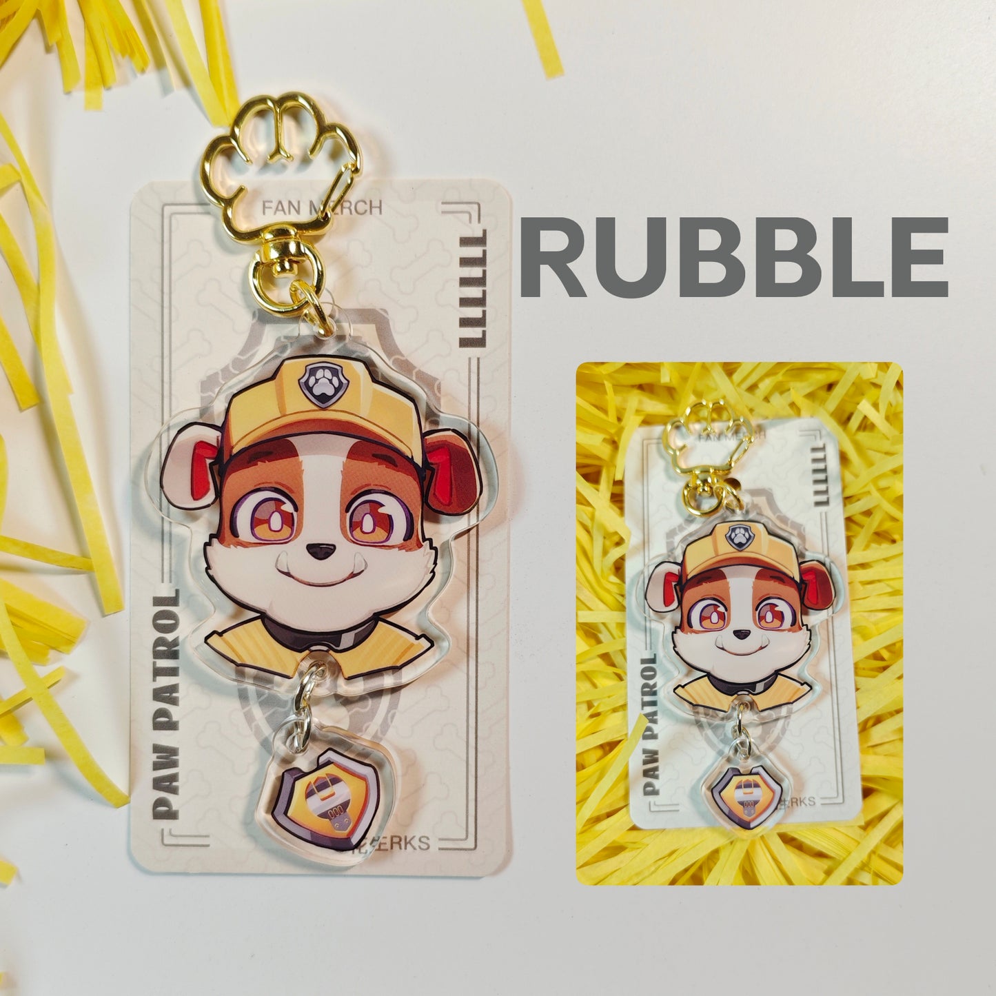 Paw Pups - Limited Edition Linked Acrylic Charm Set + Bonus!