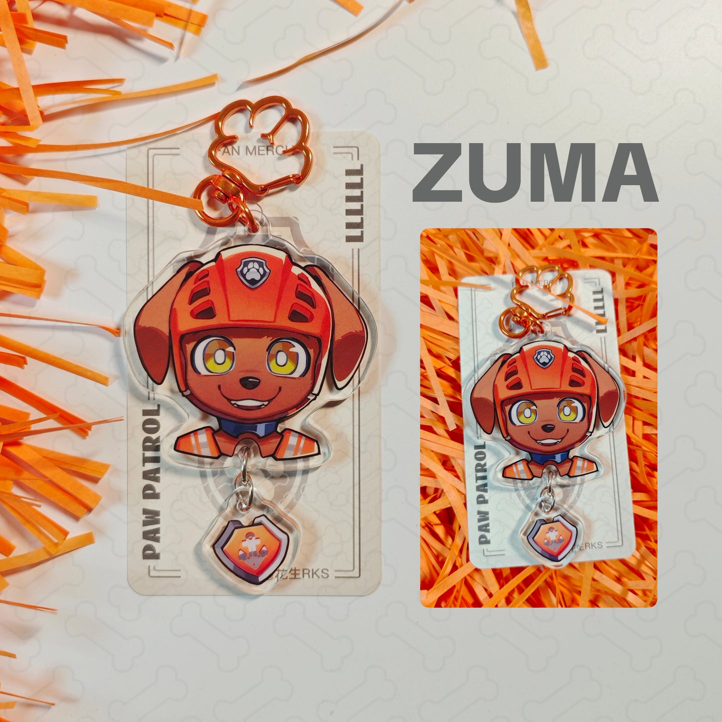 Paw Pups - Limited Edition Linked Acrylic Charm Set + Bonus!